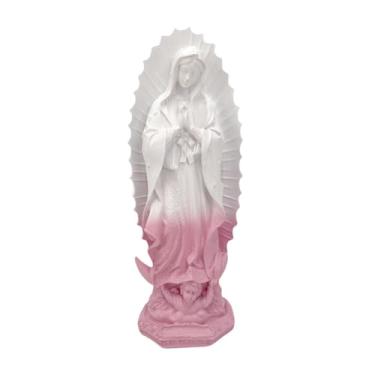 Imagem de FLCPJGV Estátua de Maria Santíssima Escultura Religiosa Nossa Senhora de Fátima Estatueta para Sala de Estar, Style H