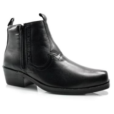 Imagem de Bota Masculina Ferracini de Couro New Country, Preto, 39