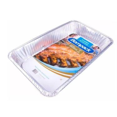 Imagem de Assadeira De Alumínio Capacidade 9.6 L com 01 Unidade - Bompack