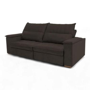 Imagem de Sofá Retrátil Reclinável Casal 2 Lugares 2,70m California Veludo - Loj