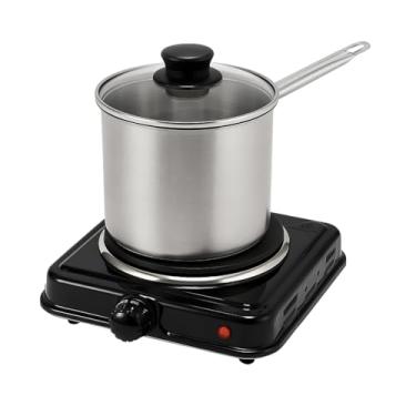 Imagem de Fogão Elétrico por Indução Portátil 1 Boca 1000W 220V com 5 Níveis de Temperatura Compacto e Leve Ideal para Apartamentos e Viagens