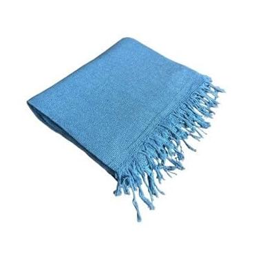 Imagem de Kit 2 Manta Para Sofá Protetor Gigante 2.10x1.20(Azul bebê)