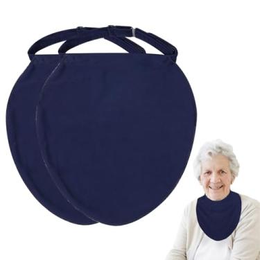 Imagem de Capa para estoma de pescoço de traqueostomia (azul-marinho, 2 peças)