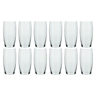 Imagem de Jogo de Copos Nadir Long Drink Oca 400ml Vidro Com 12 peças