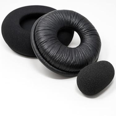 Imagem de Kit de substituição de orelha, kit de almofada de microfone, acessórios de fone de ouvido – Compatível com fones de ouvido BlueParrott 202182-03, B250, B250-XT, BlueParrott, Plantronics SupraPlus, Supra, SAVI CS540, Jabra 2000, 2300