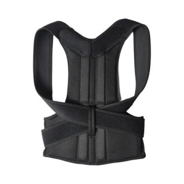 Imagem de Corretor De Postura Ajustável Para Escoliose, Cinta De Suporte Lombar 