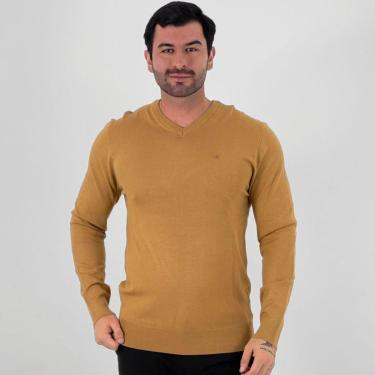 Imagem de Blusa de Lã Dixie Básica Gola V Masculina-Masculino