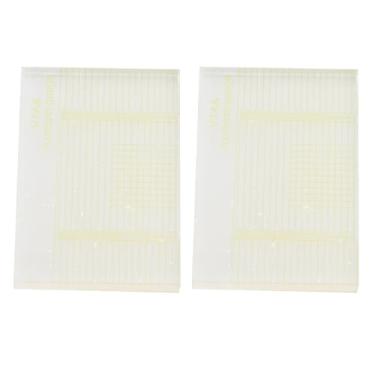 Imagem de VTA Azimuth Gauge de alta definição Régua de alinhamento de alta precisão de alta precisão para tonoarm de tonoarm de tonarm plástico 2pcs 67x48x8mm