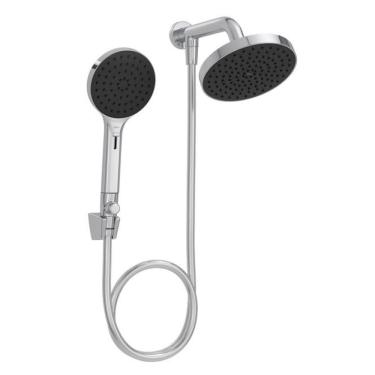 Imagem de Chuveiro De Parede Redondo Com Desviador Flex Plus Cromado Deca