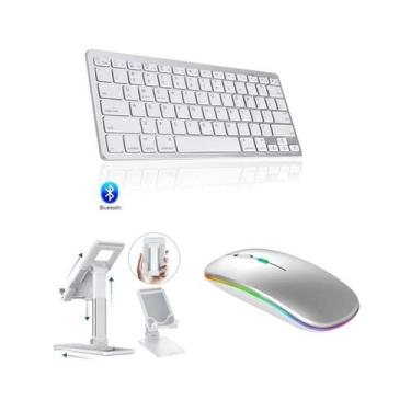 Imagem de Teclado + Mouse Bt Recarregável tablet 9 10.2 + Suporte B - BDNET