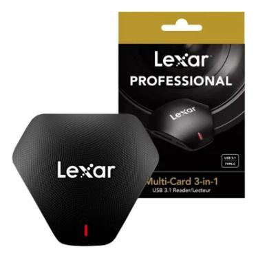 Imagem de Leitor De Cartão Multi Cartão 3 Em 1 Usb 3.1 Lrw500urbna Lexar