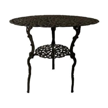 Imagem de Mesa de Alumínio Fundido Modelo Viena 80cm Área Externa e Interna - No