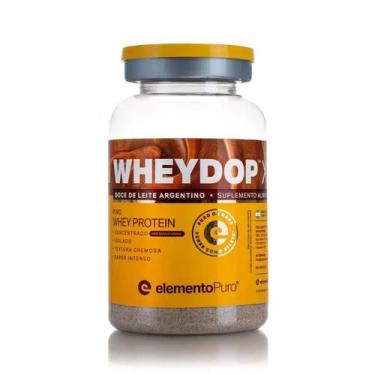Imagem de Proteina monodose wheydop x  25g - elemento puro, Doce de Leite, 25g