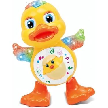 Imagem de Pato Dançarino Brinquedo Infantil Interativo com Música Dança Movimentos e Luzes Estímulo para Bebês e Crianças Linha Premium