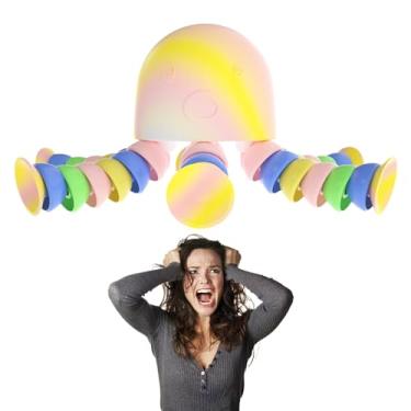 Imagem de Polvo Esmagador | Bolas anti-stress engraçadas com luz LED | Brinquedos Fidget com design incrível, brinquedos infantis para puxar e esticar para adultos, crianças, namorado Thaely