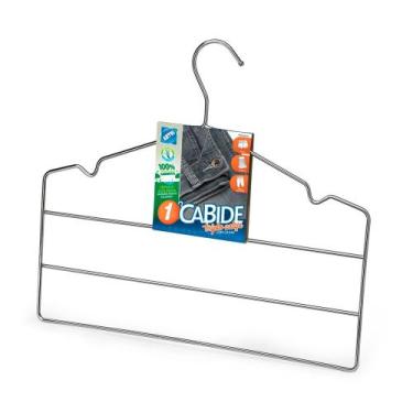 Imagem de cabide Triplo de Calça cromado -Arthi