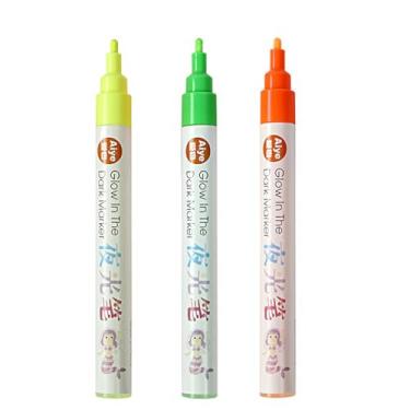 Imagem de Lumixplendida 3 marcadores de giz líquido, marcadores permanentes, canetas marcadoras de quadro-negro de tinta apagável, marcadores de janela para quadro apagável a seco, artesanato faça você mesmo