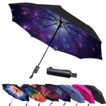 Imagem de Guarda-chuva dobrável MRTLLOA Compact Windproof Travel 30cm 400g