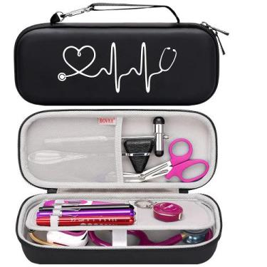 Imagem de Estojo de estetoscópio BOVKE para 3M Littmann Cardiology IV Black