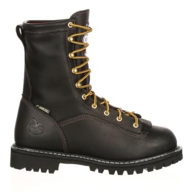 Imagem de Georgia Boot Bota de trabalho GORE-TEX impermeável com isolamento 200G da Lace-to-Toe, Preto, 42