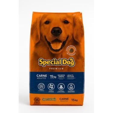 Imagem de ação Special Dog Adultos Carne Premium 15kg Cães Nutrição - mimos pet
