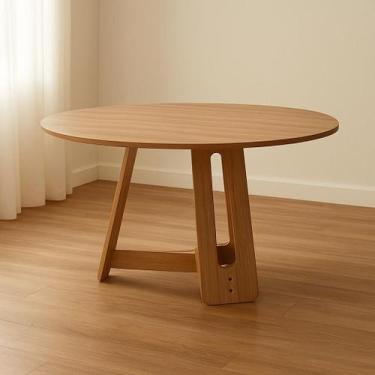 Imagem de Mesa de Jantar 6 Lugares Redonda Madeira Maciça Cecília - Herval