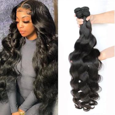 Imagem de Pacotes de cabelo YISEA Body Wave 12A Cabelo humano virgem brasileiro
