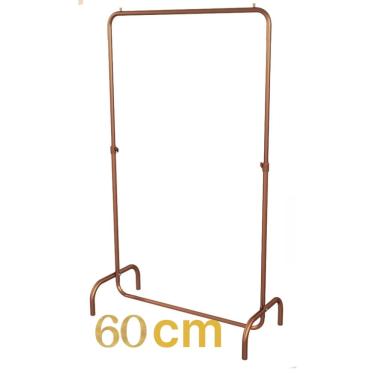 Imagem de Arara Desfile 60cm para Roupas Reforçada Altura Regulável - 