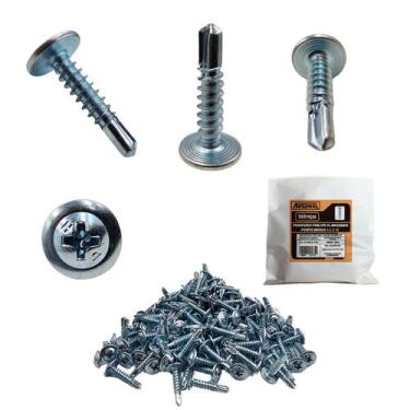 Imagem de Kit 500 Parafusos Phillips Auto Brocante 4.2 x 19 Arsenal