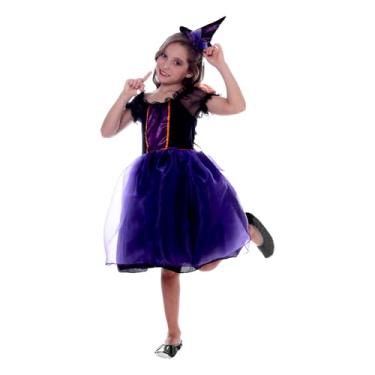 Imagem de Novabrink - Supermagia & Halloween Fantasia Bruxa Roxa M