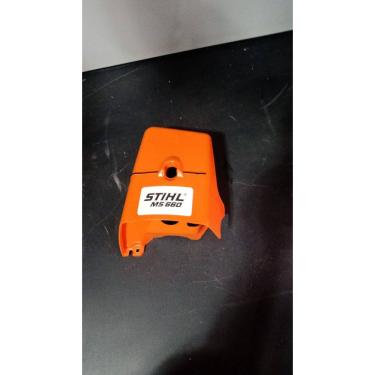 Imagem de Cobertura Laranja Stihl MS660 Peças Boas Carcaça Maquina