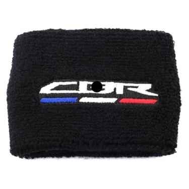 Imagem de BYYINGSUS Compatível com CBR1000RR CBR1000 RR CBR 1000 RR 2004-2019 Acessórios de motocicleta Capas de reservatório de fluido de freio dianteiro traseiro tampas e meia (meia)