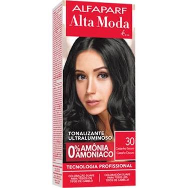 Imagem de Tonalizante 30 Castanho Escuro 120g Alta Moda - Altamoda
