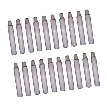 Imagem de Fancyes Tubos de tinta de alumínio vazios, frascos de embalagem de amostra, potes, armazenamento conveniente de pasta de dente para óleo acrílico, aquarelas, 20 Unidades de 5ml
