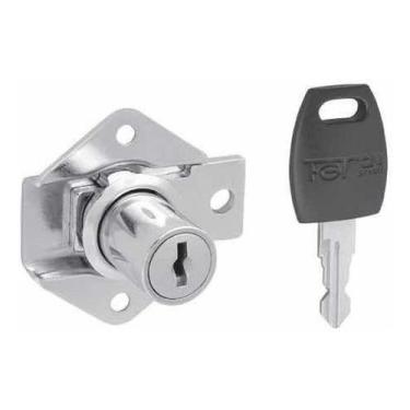 Imagem de Fechadura Porta E Gaveta ArmÃrio 22mm 50 Und. Segredo Iguais - ferrage