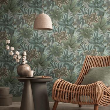 Imagem de Papel de Parede Metropolitan Stories 3 Folhagem Verde 392223MS