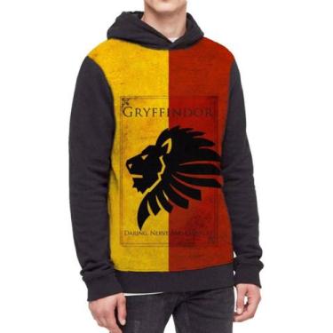 Imagem de Moletom Com Capuz Filme Harry Potter Ref:400 - smoke, Preto, PP