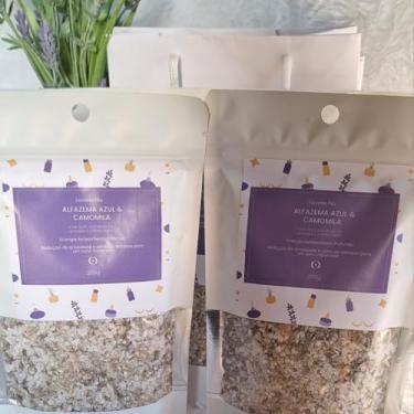 Imagem de Kit Lembrancinhas de Casamento, Aniversário e Brindes Corporativos 20 Escalda pés Aromáticos Alfazema Azul & Camomila