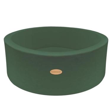 Imagem de HARBOLLE Parque de bola de espuma para crianças pequenas feito à mão bola redonda macia para piscina infantil 90 x 30 cm - verde