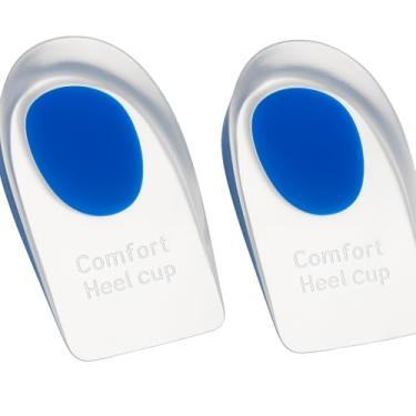 Imagem de Palmilha Ortopédica Silicone Gel Protetora de Calcanhar Calçado Sapato Conforto e Alívio de Dor Calcanheira Em Gel Para Esporão De Calcâneo E Esporte, Tamanho Único - Rodrigues Shop