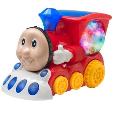Imagem de Trenzinho Thomas de Brinquedo Infantil C/Som Luz Bate Volta