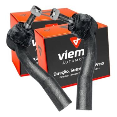 Imagem de Par Terminal Direção Viemar Curvado Compatível com Argo Cronos Strada 2020 a 2025 Original 335677 335678