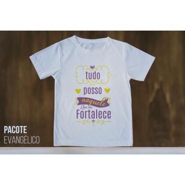 Imagem de Blusa T-shirt Camiseta Feminina Estampada -Evangelica- Várias Estampas