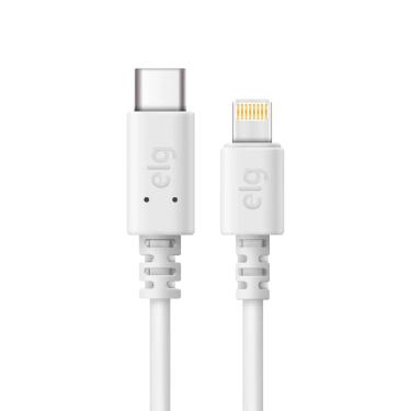 Imagem de Cabo USB-C Compatível com Iphone - 1m - Branco - ELG TCL10