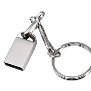 Imagem de Pendrive, USB 2.0, transmissão 6MB/s, leitura 15MB/s, compatível com PC, Notebook, TV, Carro, Portátil, Dados, Preto (4Gb Chaveiro)