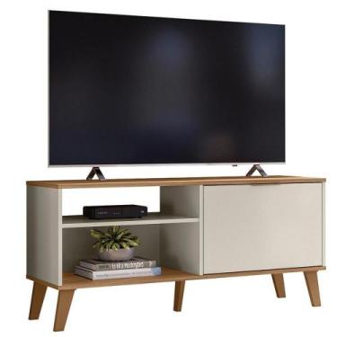 Imagem de Rack Bancada Para 50 Pol 115 Cm 6950 Off White Nature Plla Off White N