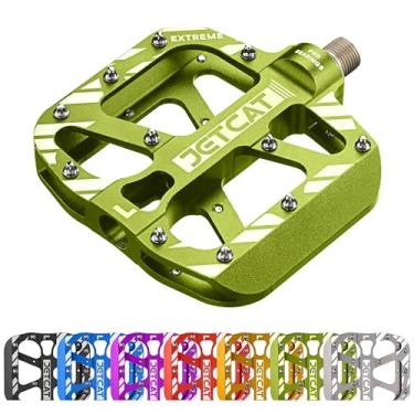 Imagem de JETCAT Pedais de Mountain Bike - Pedais de BTT planos, pedais de bicicleta para BMX MTN Road Gravel EBike, pedais BMX, pedais planos, pedais de bicicleta de estrada, peças especializadas, alumínio