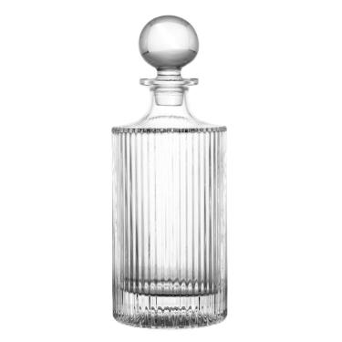 Imagem de Garrafa Para Whisky De Cristal Lines 800 Ml Wolff