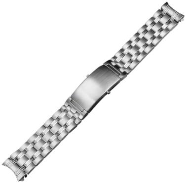 Imagem de HiCycle2 Pulseira de relógio de 18 mm de substituição para Omega Seamaster James Bond 007 pulseira pesada de tamanho médio de aço