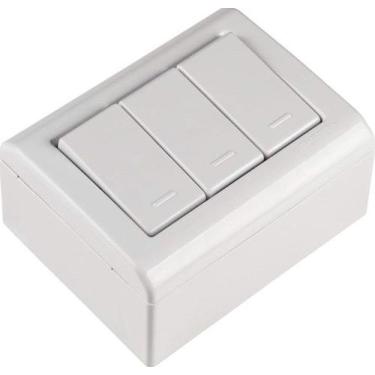 Imagem de Interruptor com 3 Teclas Sist X LIZFLEX - Tramontina